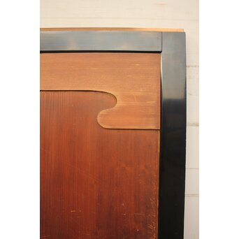 花鳥図一枚板の板絵2枚1組　B773Y 