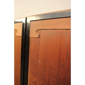 花鳥図一枚板の板絵2枚1組　B773Y 