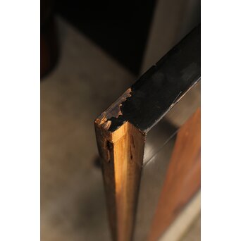 花鳥図一枚板の板絵2枚1組　B773Y 