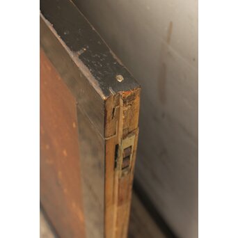 花鳥図一枚板の板絵2枚1組　B773Y 