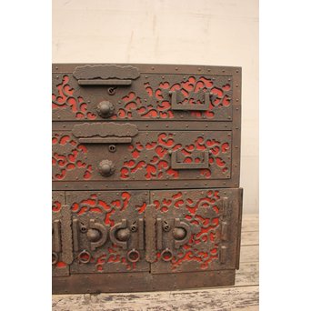 唐草佐渡型船箪笥　I243 