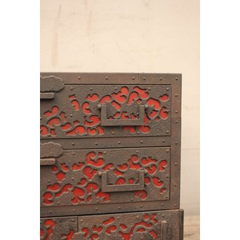 唐草佐渡型船箪笥　I243 