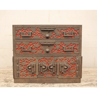 唐草佐渡型船箪笥　I243