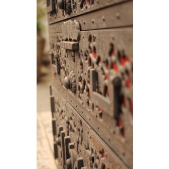 唐草佐渡型船箪笥　I243 