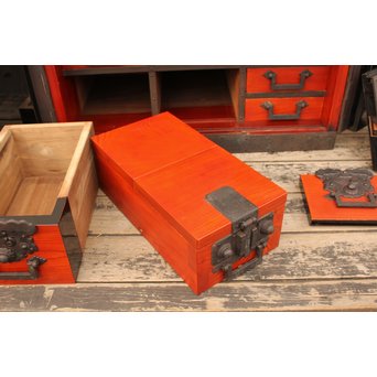 唐草佐渡型船箪笥　I243 