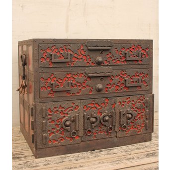 唐草佐渡型船箪笥　I243 