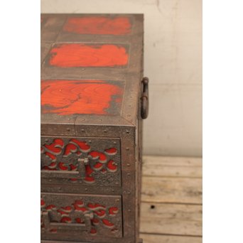 唐草佐渡型船箪笥　I243 