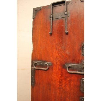 総欅二重観音開帳場箪笥　I244 