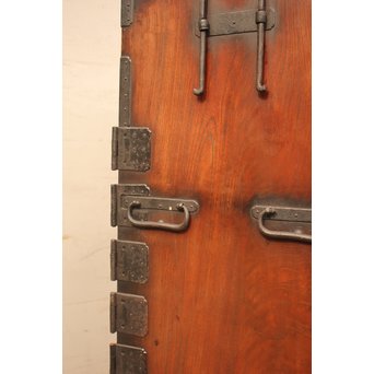 総欅二重観音開帳場箪笥　I244 