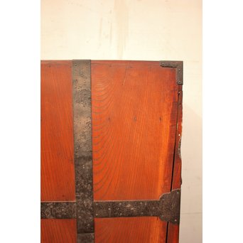 総欅二重観音開帳場箪笥　I244 