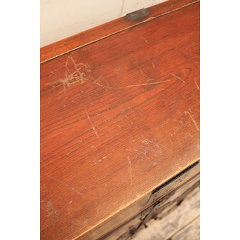 総欅二重観音開帳場箪笥　I244 