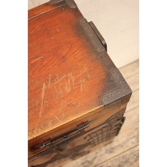 総欅二重観音開帳場箪笥　I244 