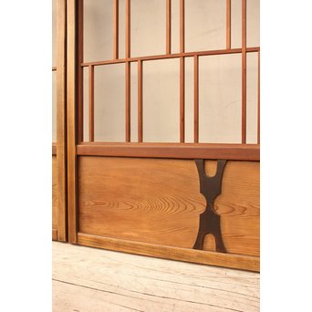 あみだ風意匠障子戸　4枚1組　F141 