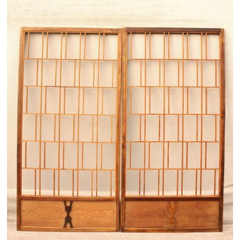 あみだ風意匠障子戸　4枚1組　F141 