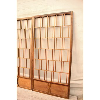 あみだ風意匠障子戸　4枚1組　F141 