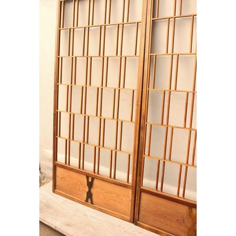 あみだ風意匠障子戸　4枚1組　F141 