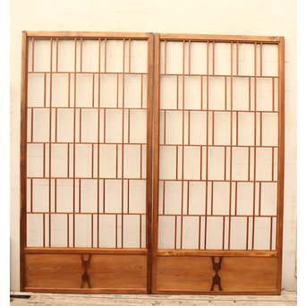 あみだ風意匠障子戸　4枚1組　F141 