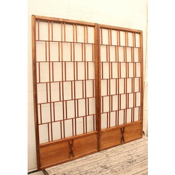 あみだ風意匠障子戸　4枚1組　F141 