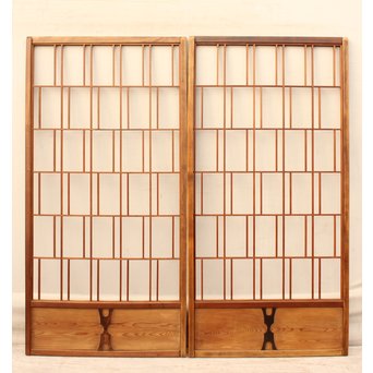 あみだ風意匠障子戸　4枚1組　F141 