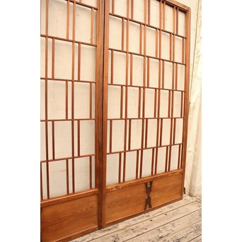 あみだ風意匠障子戸　4枚1組　F141 