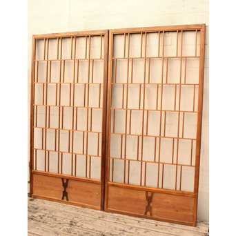 あみだ風意匠障子戸　4枚1組　F141 