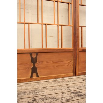 あみだ風意匠障子戸　4枚1組　F141 