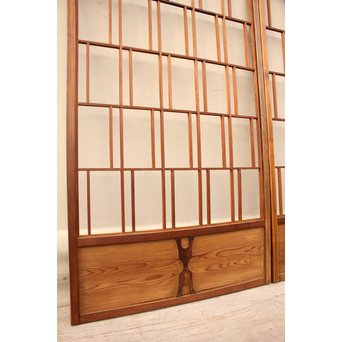 あみだ風意匠障子戸　4枚1組　F141 