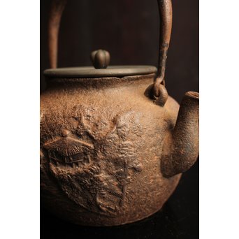 龍文堂太郎坊銘　鉄瓶　H436 