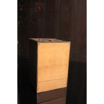 版木指物懸硯箱　S2609 