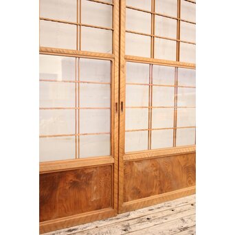 名栗框雪見障子戸　2枚1組　F143Y 