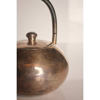 打出砲口銀瓶湯沸　K208 