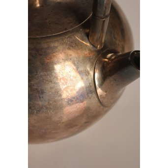 打出砲口銀瓶湯沸　K208 