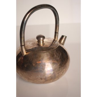 打出砲口銀瓶湯沸　K208 