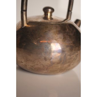 打出砲口銀瓶湯沸　K208 