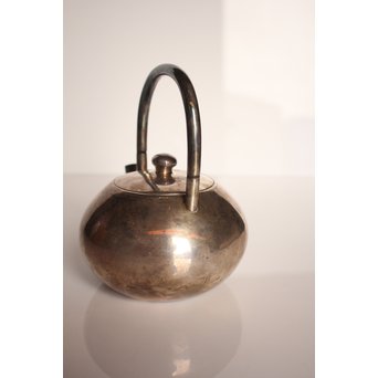 打出砲口銀瓶湯沸　K208 