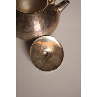 打出砲口銀瓶湯沸　K208 