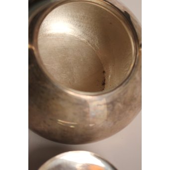 打出砲口銀瓶湯沸　K208 