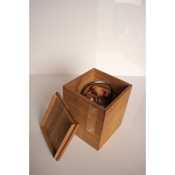 打出砲口銀瓶湯沸　K208 