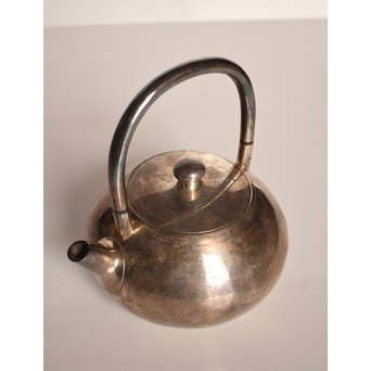 打出砲口銀瓶湯沸　K208 