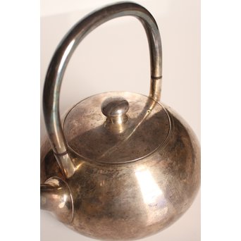 打出砲口銀瓶湯沸　K208 