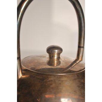 打出砲口銀瓶湯沸　K208 