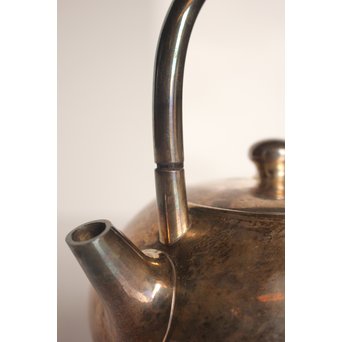 打出砲口銀瓶湯沸　K208 