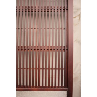 2分割ダイアガラス障子枠付格子戸　4枚1組　L699 