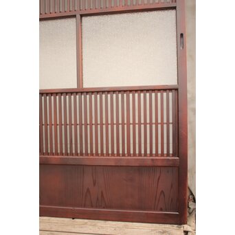 2分割ダイアガラス障子枠付格子戸　4枚1組　L699 