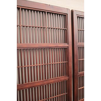 2分割ダイアガラス障子枠付格子戸　4枚1組　L699 