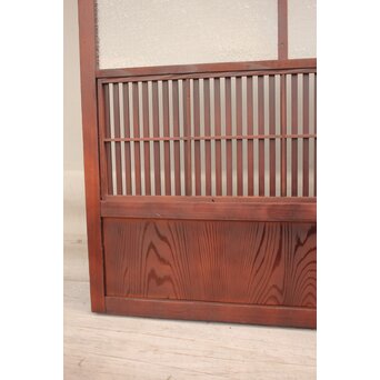 2分割ダイアガラス障子枠付格子戸　4枚1組　L699 