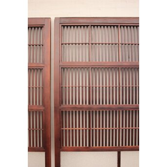 2分割ダイアガラス障子枠付格子戸　4枚1組　L699 