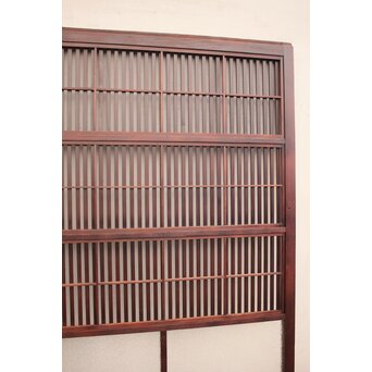 2分割ダイアガラス障子枠付格子戸　4枚1組　L699 