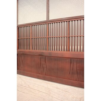 2分割ダイアガラス障子枠付格子戸　4枚1組　L699 