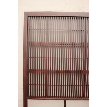 2分割ダイアガラス障子枠付格子戸　4枚1組　L699 